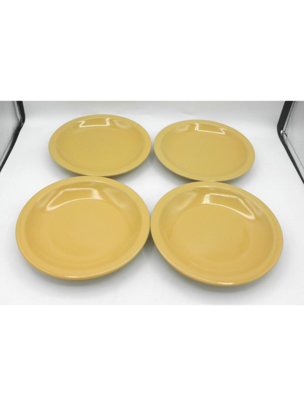 Cafeware Yellow By Culinary Arts Salad plates 7.75 In. Set of 4 Pattern: CUACAFY
